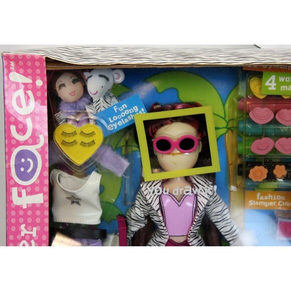 New Vtg What's Her Face Adventure Fashion Activity Doll & Pet Craft Marker Toy - Picture 2 of 16